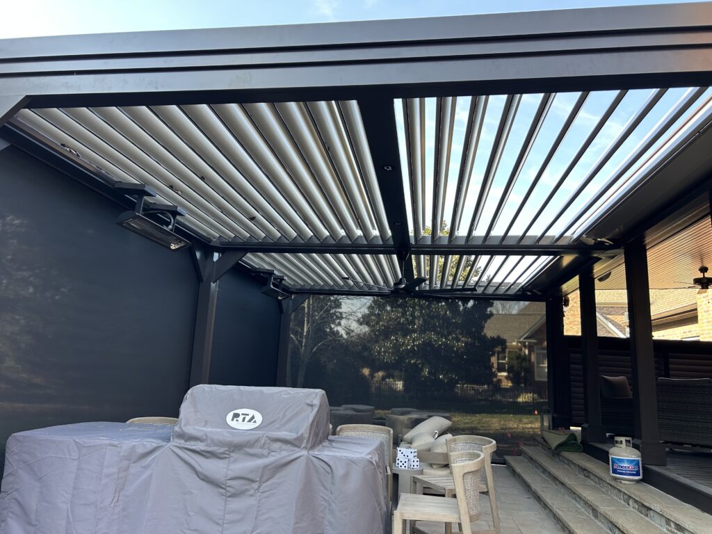 Popular Additions to a Louvered Pergola System